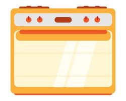 Stove icon in flat style illustration vector