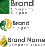 Palm Oil logo icons vector