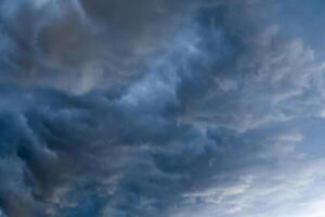 Dark Grey Storm Clouds photo