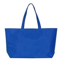 blue fabric bag isolated on white with clipping path