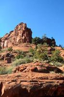 hermoso paisaje de impresionante roca roja sedona arizona foto