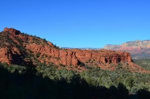 Shadows Falling into the Canyon in Sedona photo