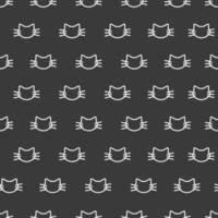 Simple and Minimal Cat Pattern vector