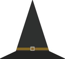 icono de sombrero de bruja vector