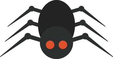 Spider flat icon vector