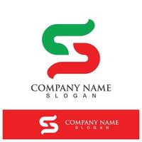 Business corporate S letter logo vector