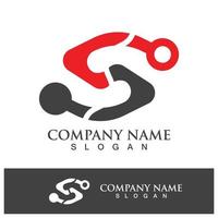 Business corporate S letter logo vector