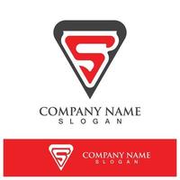 Business corporate S letter logo vector