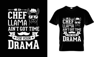 diseño de camisetas de chef, eslogan de camisetas de chef y diseño de ropa, tipografía de chef, vector de chef, ilustración de chef