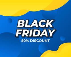 Black Friday Background in Memphis Style vector