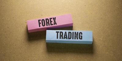 palabra forex, idea de concepto de negocio foto