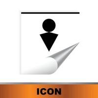 Icon design, Clipart with white background vector