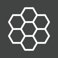 Organizational Structure Line Inverted Icon vector