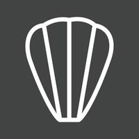 Madeleines Line Inverted Icon vector