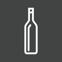 Champagne Line Inverted Icon vector