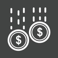 Investment Line Inverted Icon vector