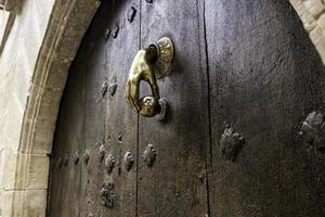 Golden door knocker photo