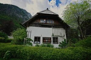 Old house in Hallstatt, Austria. photo