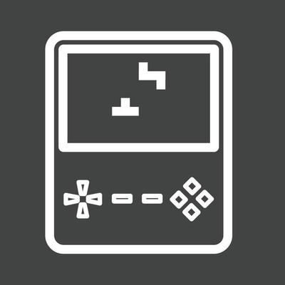 Brick Game Line Inverted Icon