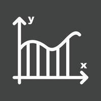 icono de línea integral invertida vector