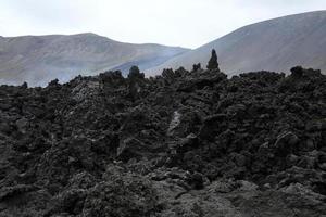 campo de lava del volcán más nuevo de islandia, geldingadalir foto