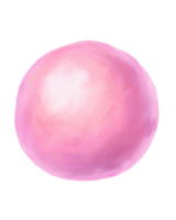 bombes au chocolat rose aquarelle png