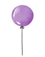 Watercolor Balloon for birthday png