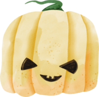 acquerello carino e colorato zucca png