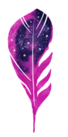 watercolor painted feather png