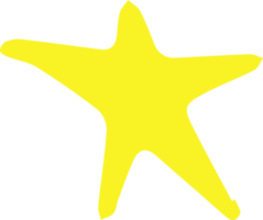 ilustración de diseño de vector de estrella aislada sobre fondo blanco png