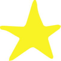 ilustración de diseño de vector de estrella aislada sobre fondo blanco png