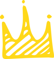 crown design illustration isolated on transparent background png