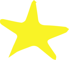 ilustração de design vetorial estrela isolada no fundo branco png