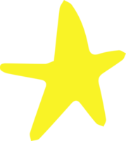 ilustración de diseño de vector de estrella aislada sobre fondo blanco png