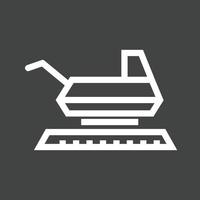 Farming Line Inverted Icon vector