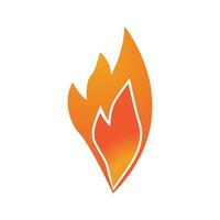 Fire flame Logo vector, Oil, gas and energy logo concept vector