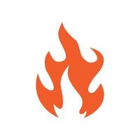 vector de logotipo de llama de fuego, concepto de logotipo de petróleo, gas y energía