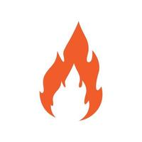 Fire flame Logo vector, Oil, gas and energy logo concept vector