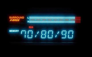 sound volume on illuminated indicator board photo