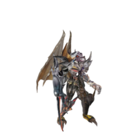 pose d'attaque de personnage de monstre png