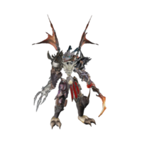 Monster character idle pose png