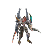 Monster character idle pose png