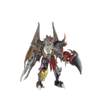 Monster character idle pose png