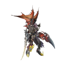 Monstercharakter-Angriffspose png