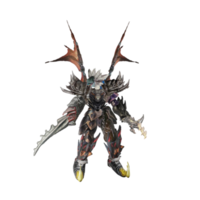 Monster character idle pose png