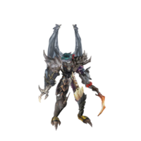 Monster character idle pose png