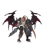 personnage de monstre pose inactive png