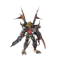 Monster character idle pose png