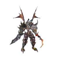 Monster character idle pose png