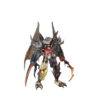 Monster character idle pose png